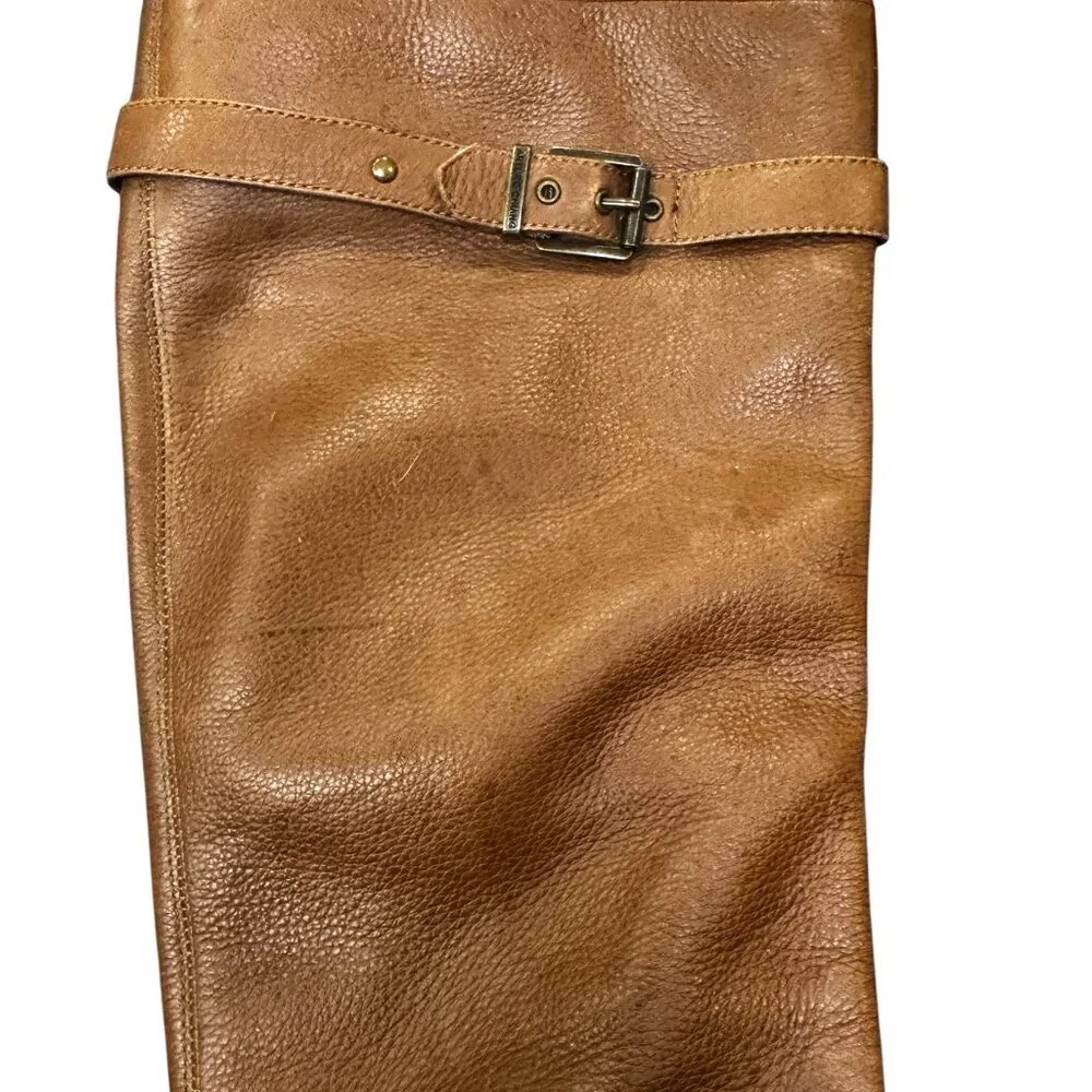 Arturo Chiang Women's Leather Knee High Riding Boots | Size 9M